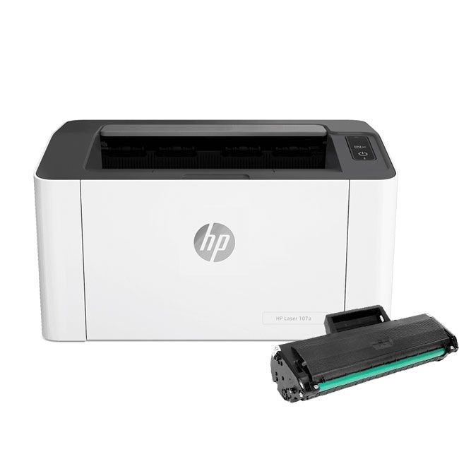 Impresoras - Districomp - Impresora Láser HP 107W Wifi Monocromática +  Toner Incluido Dolares: US$135 - Yoper Uruguay